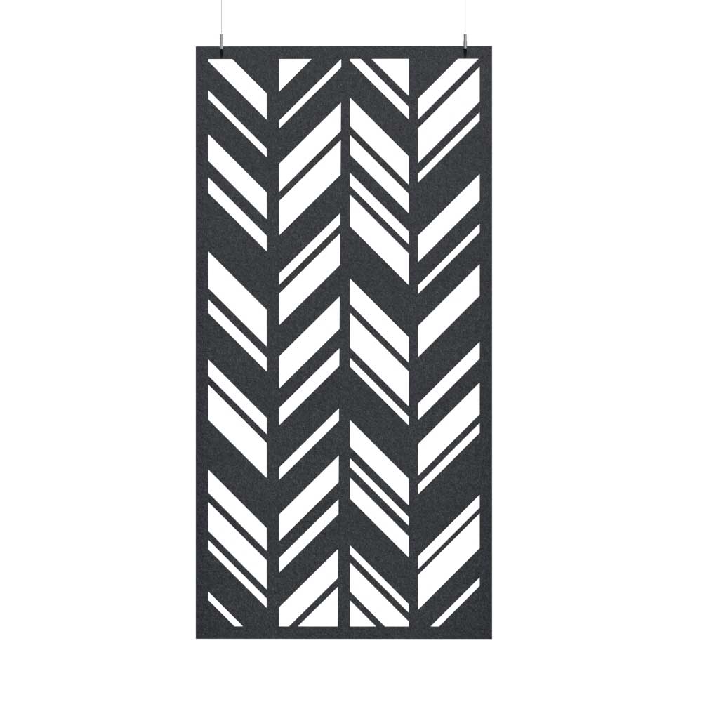 work-zone-divider-chevron-CG06-Charcoal-Grey